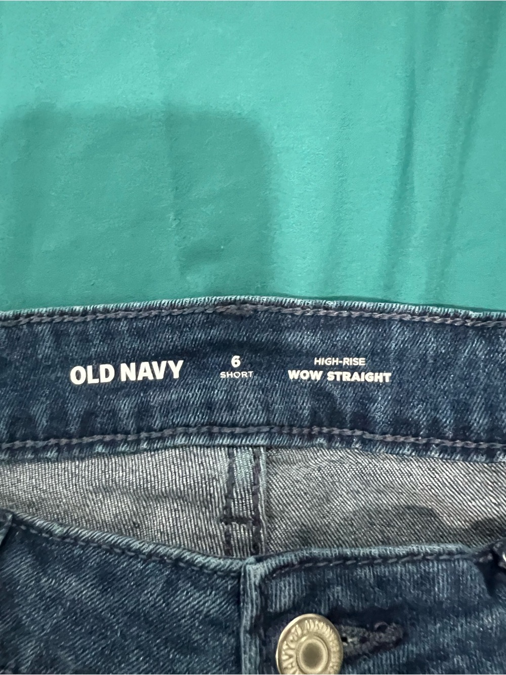 Old Navy High-Rise Wow Straight Jeans - Blue